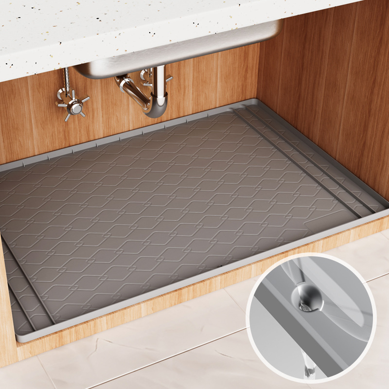 Home Essentials Bathroom Storage - Tapis en silicone sous l'évier, accessoires