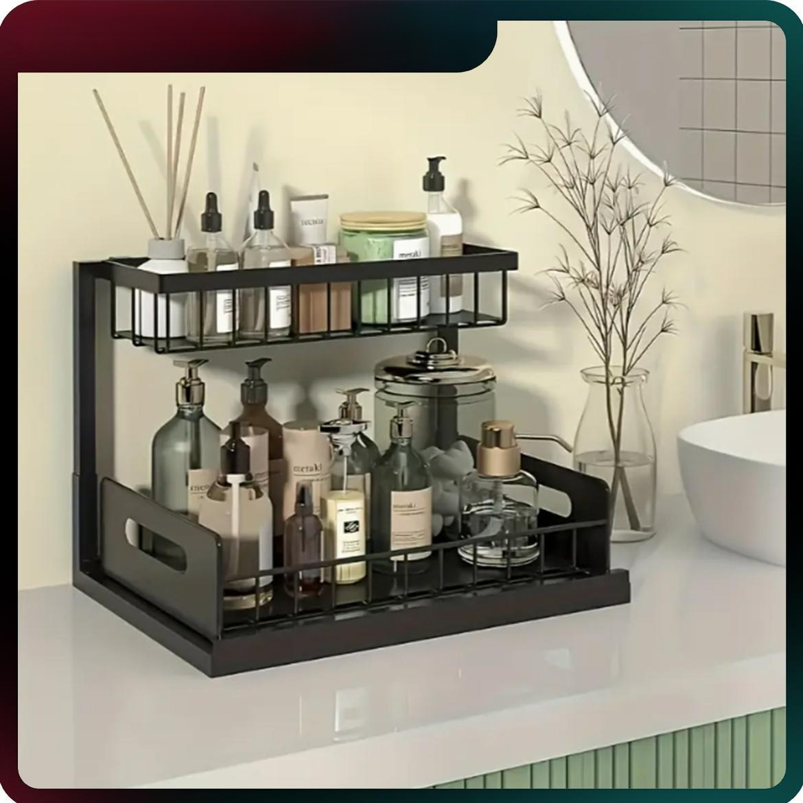 Organisateur de placard coulis - Home Bathroom Organizer avis et prix