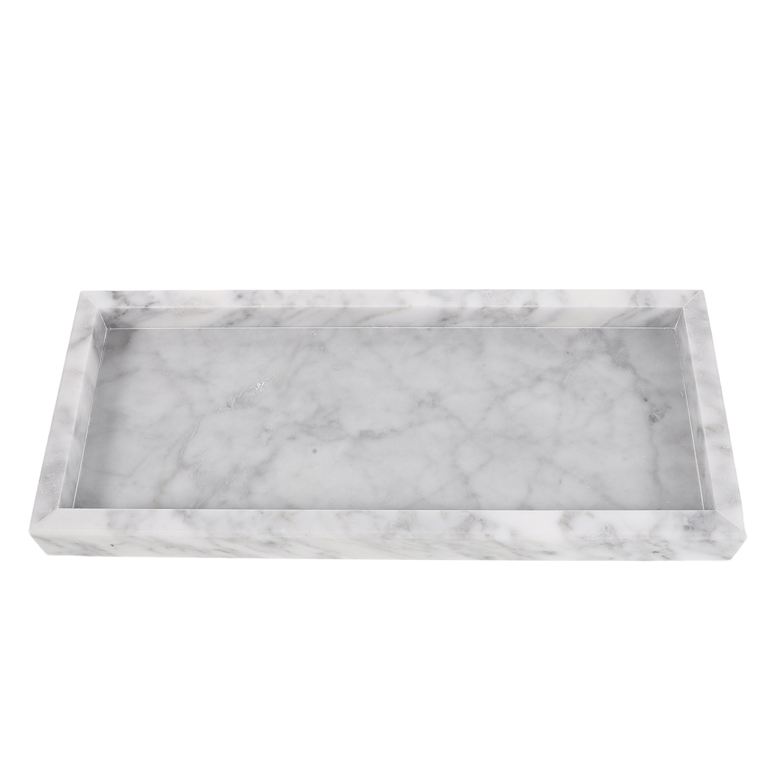 Plateau rectangulaire en marbr - Home Bathroom Organizer avis et prix