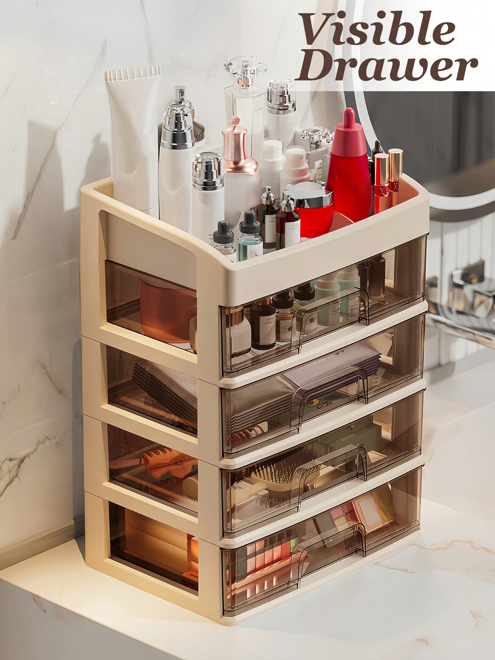 Organisateur de maquillage, ti - Home Essentials Bathroom Storage avis et prix