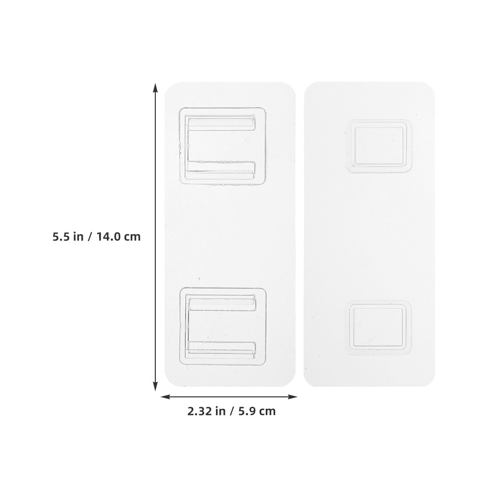 20 crochets muraux transparent - Home Bathroom Organizer avis et prix