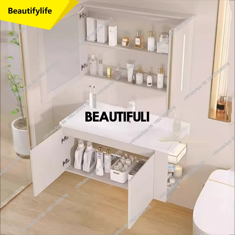 A17 miroir De toilette Armoire - Home Bathroom Vanity Combo avis et prix